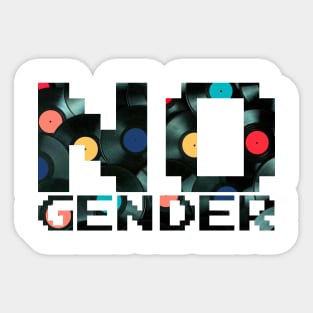 No Gender Techno Sticker